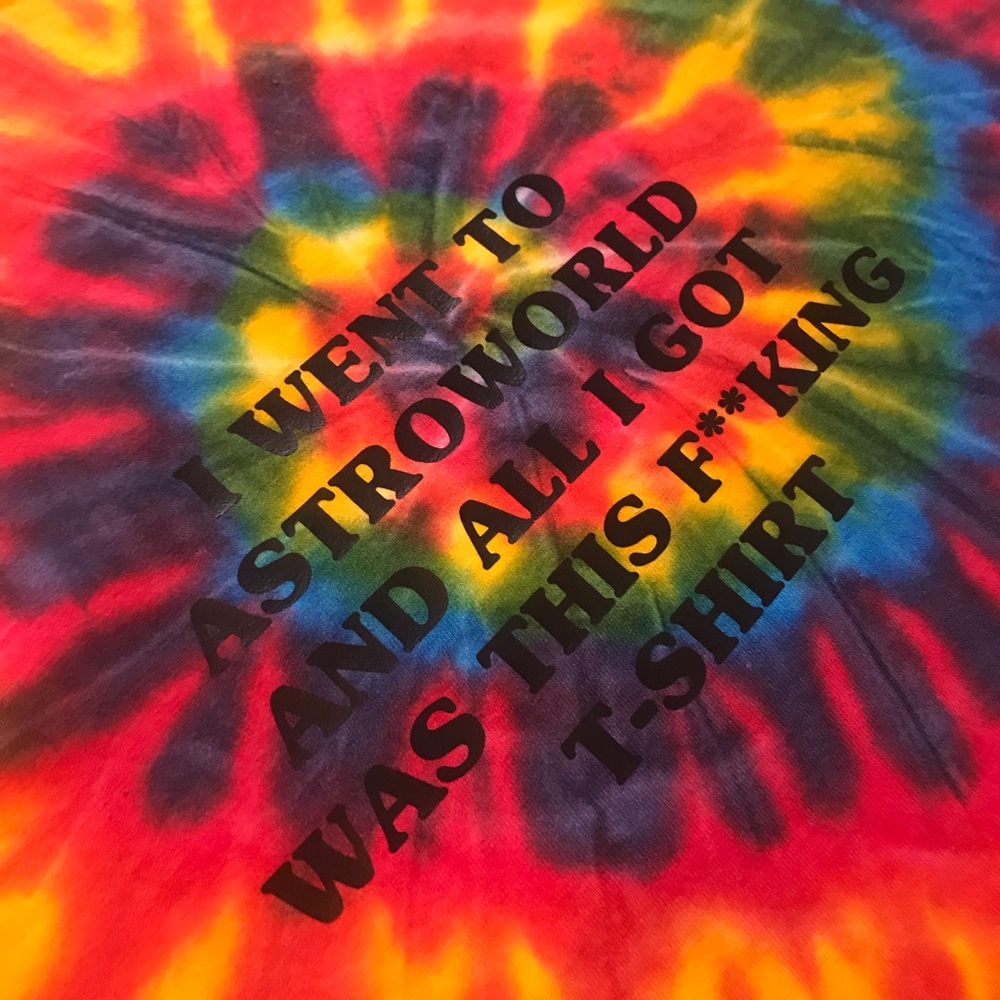 I went to astroworld world and all I got was this